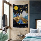 Resim Gold Night Duvar Örtüsü 