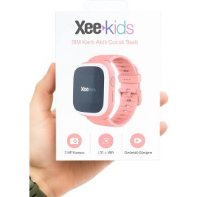 Resim Xee Kids 4g Lte Wi-Fi Destekli Sım Kartlı Akıllı Çocuk Saati – Görüntülü Görüşme, 2 Mp Kamera, Gps Takip, Suya Dayanıklı 