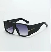 Resim Yuying2025 Kadın Güneş Gözlüğü - Siyah Turuncu Lensli Modern Minimalist Tasarım Altın Şeritlimavi51siyah - Turuncu Siyah - Turuncu 