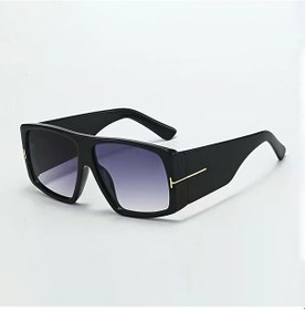 Resim Yuying2025 Kadın Güneş Gözlüğü - Siyah Turuncu Lensli Modern Minimalist Tasarım Altın Şeritlimavi51siyah - Turuncu Siyah - Turuncu 