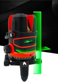 Resim MOONSHOP Üniversal T90 Akülü Kendinden Hizalı Ve Dikey-yatay Yeşil Çizgili Su Terazili Lazer Hizalam 