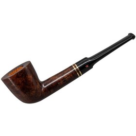 Resim Şahin Kırmızı Yıldız 112 9mm. Filtreli Ebonit Saplı Pipo (237085) 