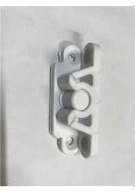 Resim - 5 Adet Plastik Pvc Sineklik Kapı Çıtçıt Tutucu Beyaz 