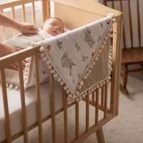 Resim grow with muslin %100 Pamuk Çok Amaçlı Çift Katlı Müslin Battaniye (80X100) 