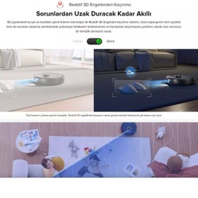 Resim Roborock Elite 6000Pa Yüksek Emiş Güçlü , Akıllı Paspas ve Uzaktan Bağlantı Özellikli Robot Süpürge 