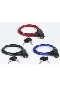 Resim Kartal Bike 12 x 80 cm Bisiklet Kilidi - Anahtarlı Çelik Halatlı Kilit 