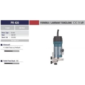 Resim Proter Pr 420 Laminant Frezesi 350 W. 6mm Proter 