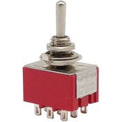 Resim Ic-148a 9 Pin Ø6mm On-off Toggle Switch Mts-302-179348 