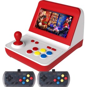 Resim Retro Arcade Oyun Konsolu 64 Bit 5000 Oyunlu 2 Gamepad 