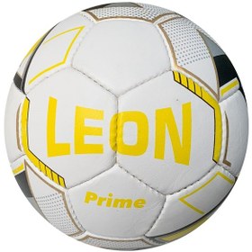 Resim Leon Prime Futbol Topu 5 Numara Sarı Byl9106ye Beyaz - Sarı 