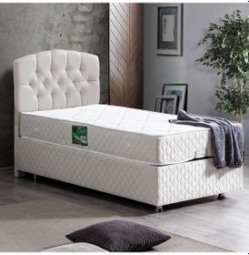 Resim Efes Baza + Başlık + Comfort Yatak Seti, 100x200 