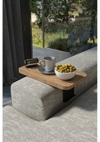 Resim Yan Sehpa Ayarlanabilir Tepsi Dikdörtgen Dekoratif Modern Yatay Dikey Koltuk Sehpası Ceviz 