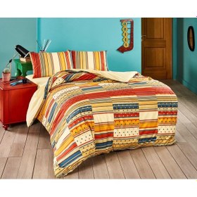 Resim Taç Genç Modası Nevresim Takımı Martin Kırmızı Tek Kişilik 