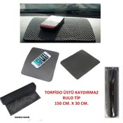 Resim Mrs Cargift TORPİDO ÜSTÜ KAYDIRMAZ PED RULO TİP 150 CMX30 CM. SİYAH 