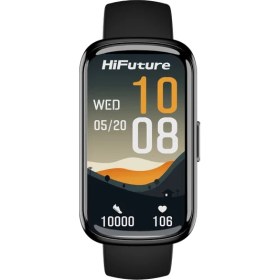 Resim HiFuture EVO2 Bluetooth 5.2 1.47” Ekran 1 ATM Su Geçirmez iOS&Android Uyumlu 24+ Spor Modu Nabız Spor Kan Oksijen Takibi Akıllı Bileklik Siyah 
