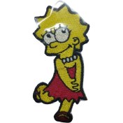 Resim Aplike Ütü Ile Yapışan Simpson Lisa Arma 6x2,5 cm 