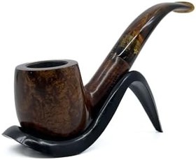 Resim Şahin Sarı Yıldız Bent Apple 9 mm Filtreli Ebonit Saplı Pipo X-160 237194 