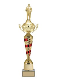 Resim Odak Kupa - Figürlü Kupalar - Judo / Karate Figürlü Kupalar Fg-078 A - 58 Cm Altın - Beyaz 