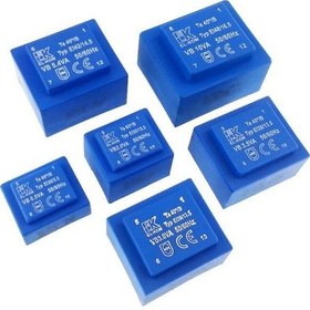 Resim Trafo El-Kom 0,5VA 0-7,5V mavi RN130122 