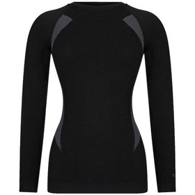 Resim Thermoform Extreme Pp Kadın Seamless Termal Sweatshirt Siyah 