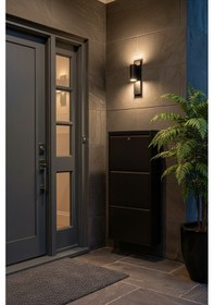 Resim Metal Ayakkabılık 3'lü Kilitli Model Siyah 