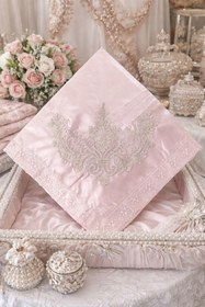 Resim DİLEX Bohça Çeyizlik Bohça Gelin Bohçası Damat Bohçası Saten Piliseli 