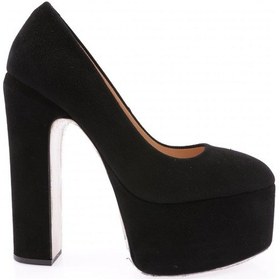 Resim Dgn 34100-22k Kadın Yüksek Platform Topuklu Ayakkabı 34100-1242-R1680 Siyah 