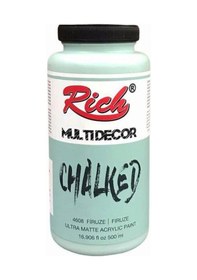 Resim Rich Multi Decor Chalked Akrilik Boya 500Ml 4608 Firuze 