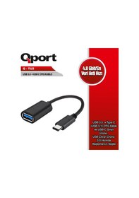 Resim Qport Q-Tu2 Usb-C To Usb3.0 Otg 