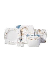 Resim Korkmaz 60 Parça Bone Selection Kare Yemek Takımı A8454 