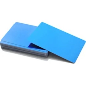Resim Mingjin Shop 1 Mavi Stil 86 mm x 54 mm x 0,45 mm Metal Kartvizitler Alüminyum Alaşımlı Boşluklar Kartı Müşteri Için Lazer Gravür Dıy Hediye Cardolors Isteğe Bağlı (Yurt Dışından) 