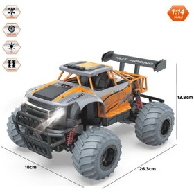 Resim Magicway Uzaktan Kumandalı Sarjlı Süspansiyon Sistemli Büyük Arazi Aracı Full Fonksiyon Off Road Araba 26 cm 