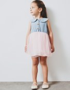 Resim Defacto Kız Bebek Kolsuz Jean Elbise Z8262a223sm 