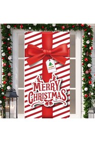 Resim PROMISEBACKDROP2 190x75cm Lastikli kapı süsü, Kumaş kapı giydirme, Christmas decor, Yılbaşı, Okul etkinlik kapı süsü 
