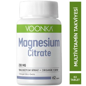Resim Voonka Magnesium Citrate 200 mg 62 Kapsül 
