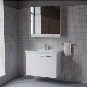 Resim Eva 80 Cm Beyaz Alt&Üst Hılton Dolapn Dolap Çok Renkli 
