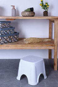 Resim Tuffex Strong Banyo Taburesi Plastik Banyo Taburesi 