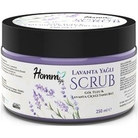 Resim Homm Life Lavanta Yağli Bitki Tanecikli Scrub 250 ML 