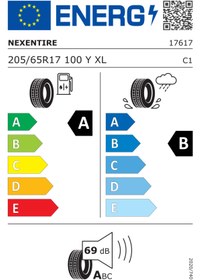 Resim Nexen 205/65 R17 100Y XL Bmw X1 N'Fera Sport Oto Yaz Lastiği (2022 Üretim) 