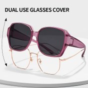Resim Her iki cins için de giyilebilir dayanıklı PC çerçeveli rahat giyim için temel gözlük seçeneği, büyük boyutlu çerçeve ile moda dekoratif gözlükler. 