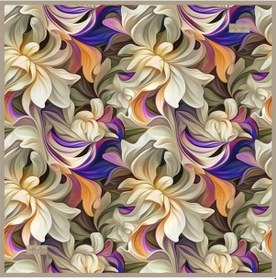 Resim 2188 Sura İpek 03 - 90x90 Çok Renkli 