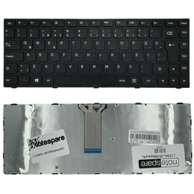 Resim Notespare Lenovo ile Uyumlu G40-45 20374, G40-45 20569, G40-45 80E1, G40-45 80MN Notebook Klavye Siyah TR 