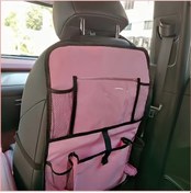 Resim Xuweiwei Pink Oxford Kumaş Dayanıklı Araç Koltuğu Çift Katlı Askılı Çanta Saklama 