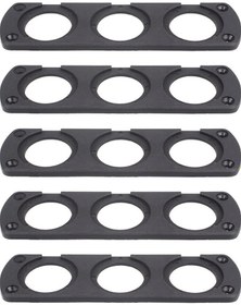 Resim 5 Adet 3 Delikli Araba Modifiye Usb Şarj Voltmetre Çakmak Paneli 1 Adet 