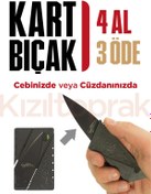 Resim ETT Kredi Kartı Şeklinde Kart Bıçak 4 al 3 öde 