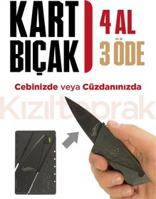 Resim ETT Kredi Kartı Şeklinde Kart Bıçak 4 al 3 öde 