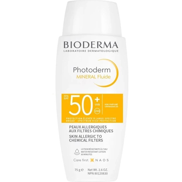 Bioderma Photoderm Mineral Fluid SPF50+ Çok Hassas Ciltler için Yüksek Korumalı Krem 75 gr Fiyatı ve Özelliklerı - Badem