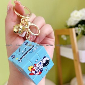 Resim Silver1 Yeni Sevimli Çizgi Film Işıklı Işık Kulomi Büyük Kulak Köpek Hediye Kutusu Anahtarlık Araba Okul Çantası Dıy Kolye Hediye (Yurt Dışından) 