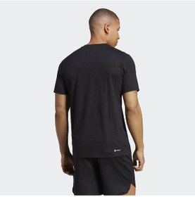 Resim Adidas Tr-Es Fr Logo Tee Erkek Spor Tişört - Ib8273 Siyah 