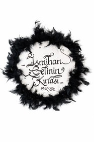 Resim LUNA ÇEYİZ HEDİYELİK Gelin Defi, Gelin Tefi, Kına Gecesi Tefi, Kına Gecesi Defi, Sünnet Defi, Sünnet Tefi, Def, Tef Siyah 